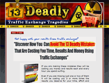 Tablet Screenshot of 13deadly.com